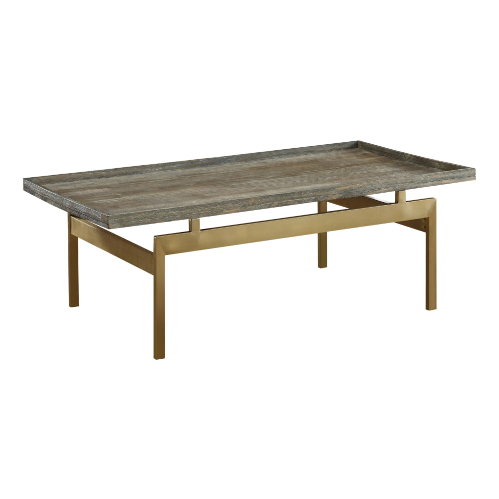 Coast to Coast Biscayne Wood Cocktail Table, Brown