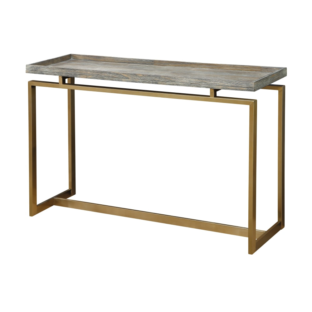 Coast To Coast Biscayne Console Table, 30inH x 47-1/2inW x 15-1/2inD, Brown