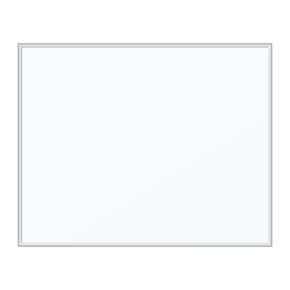 U Brands Magnetic Dry-Erase Whiteboard, 16in x 20in, Aluminum Frame With Silver Finish