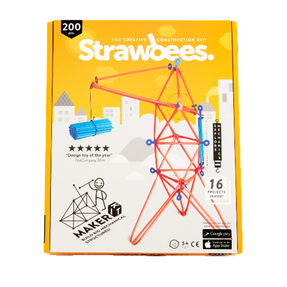 Strawbees 200-Piece Maker Kits, Case Of 36