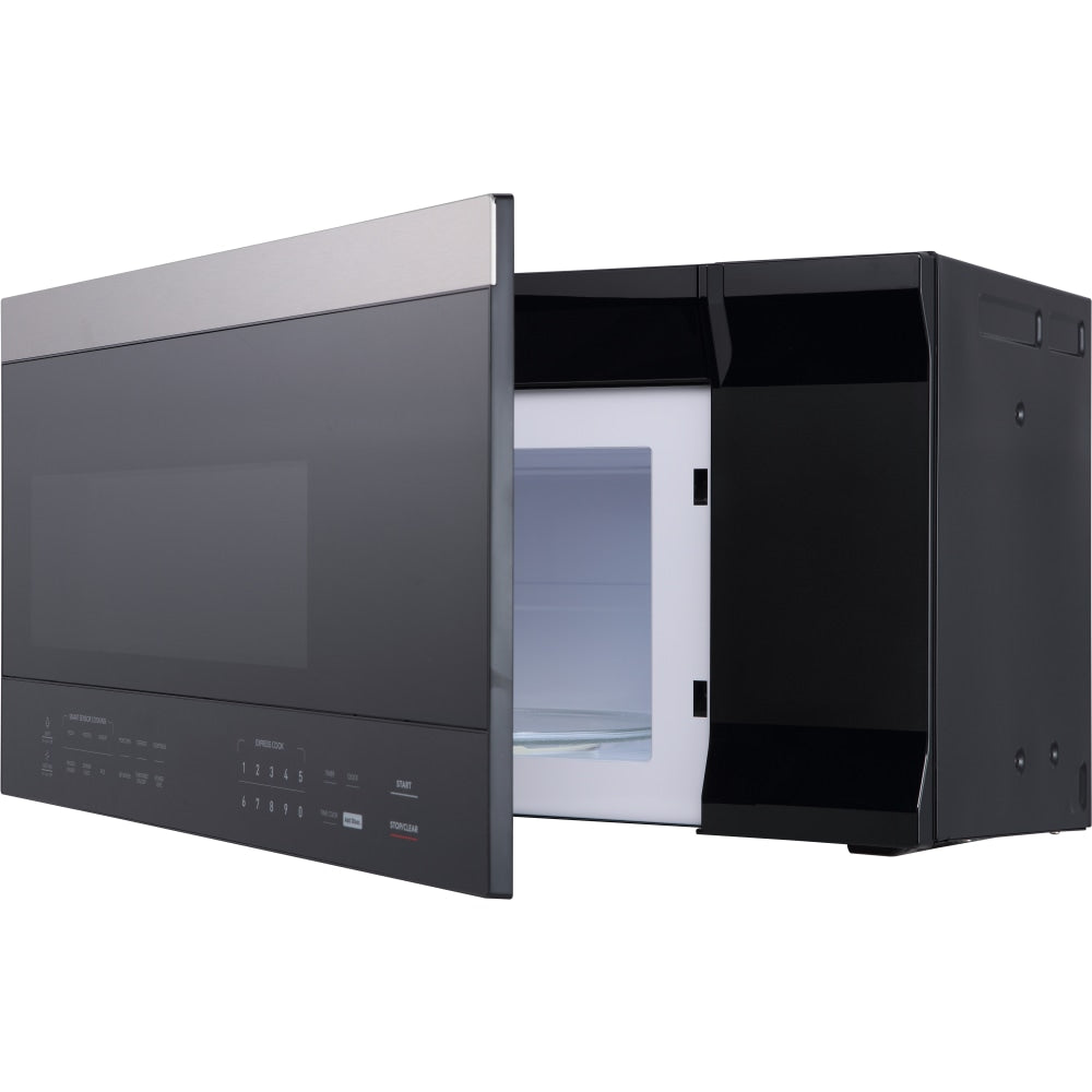Black+Decker EM044K6BBP1 1.6 Cu Ft Over-The-Range Microwave, Silver