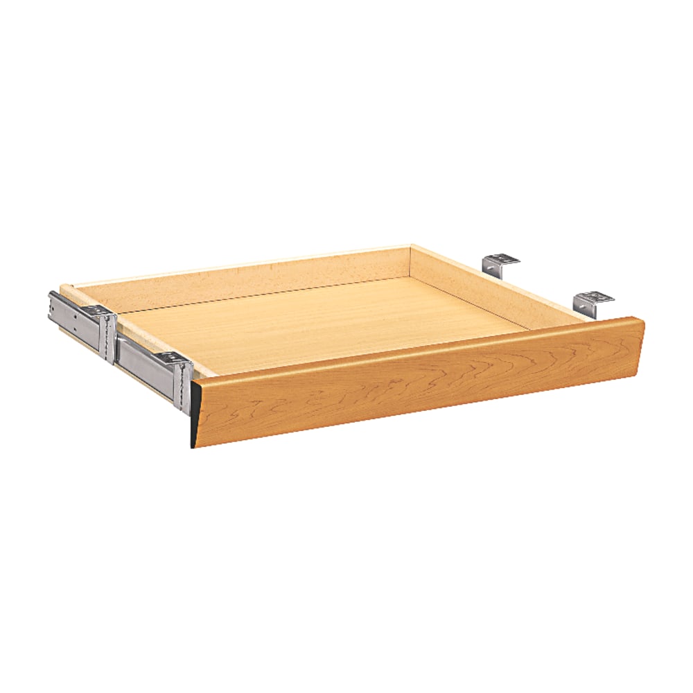 HON 10500 Angled Wood Center Drawer For 66in Workstation Desk Or Return, Harvest Cherry