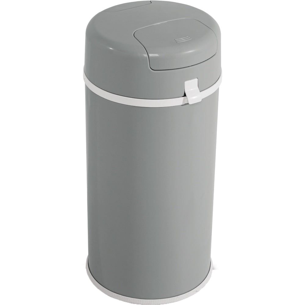 Bubula Steel Diaper Pail, 25inH x 11-3/8inW, x 11-3/8inD, Gray