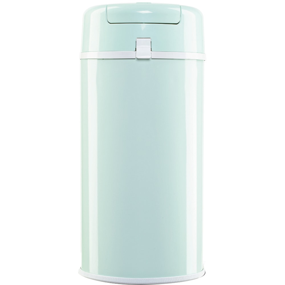 Bubula Steel Diaper Pail, 25inH x 11-3/8inW, x 11-3/8inD, Sage