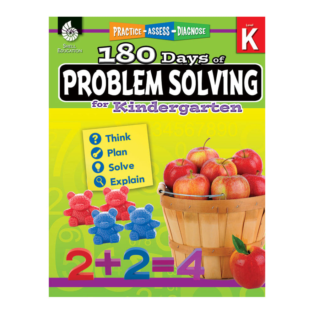 Shell Education 180 Days Of Problem Solving, Grade K