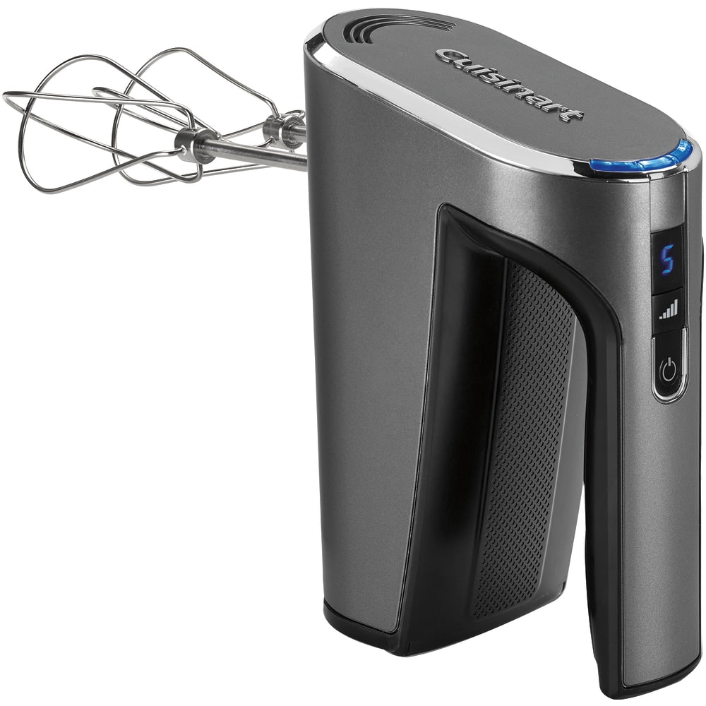 Cuisinart EvolutionX Cordless Hand Mixer, 10-7/8in x 3-1/8in x 7-5/8in, Gray