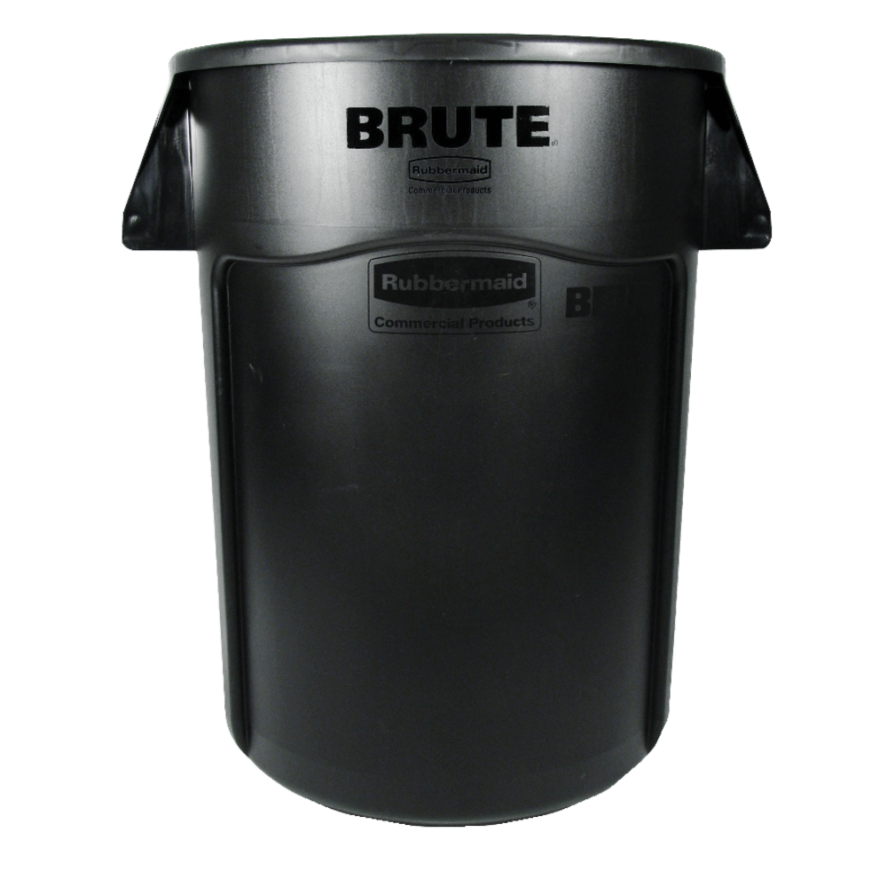Rubbermaid Brute 44-Gallon Waste Container, Black