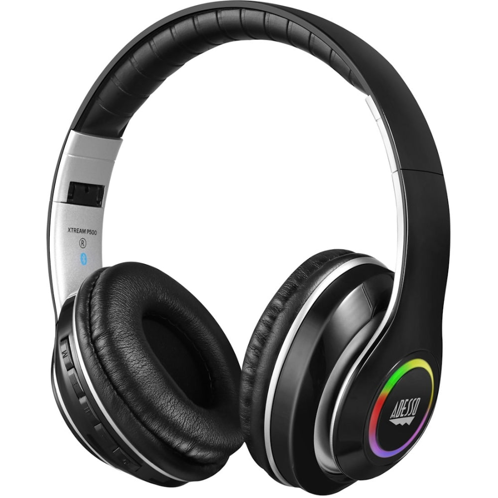 Adesso Xtream P500 - Bluetooth stereo headphone with built in microphone - 5.0 Bluetooth - 3.5mm jack - 200mAh rechargeable battery - built in microphone