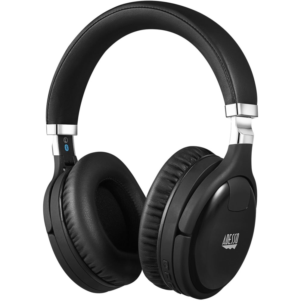 Adesso Xtream P600 - Bluetooth active noise cancellation headphone with built in microphone - 5.0 Bluetooth - active noise cancellation - 40mm driver - 3.5mm jack - 200mAh rechargeable battery