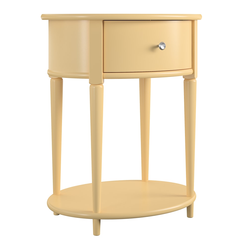 Ameriwood Home Aurora End Table, 26inH x 21-5/8inW x 17-5/8inD, Yellow