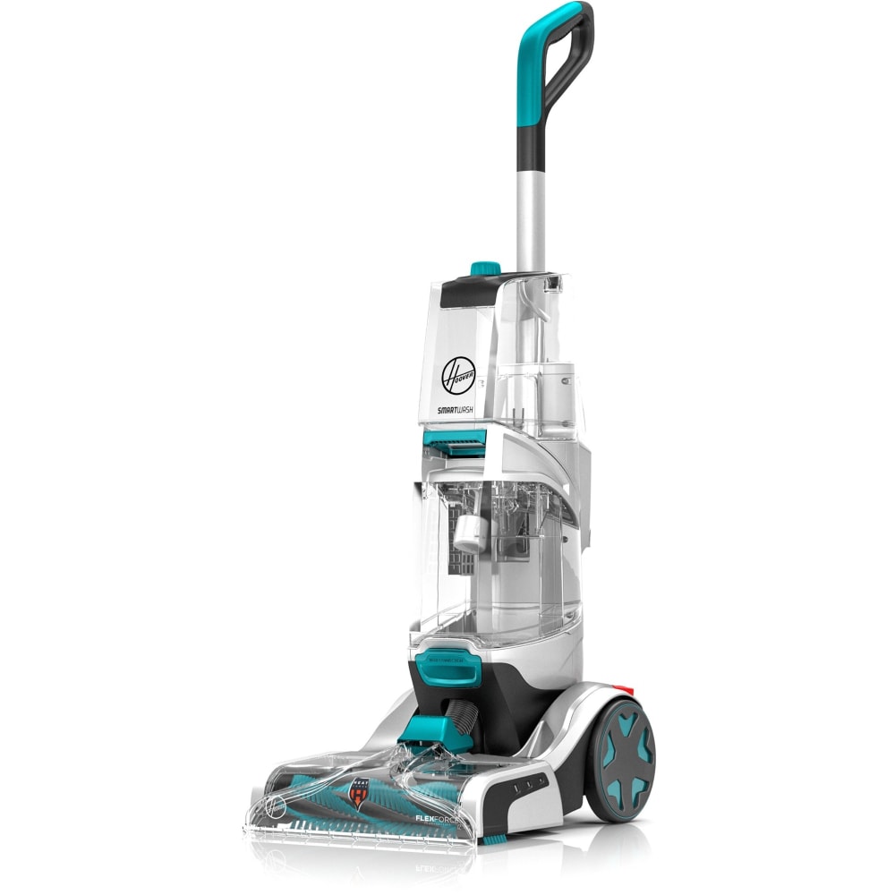 Hoover SmartWash+ FH52000G Upright Vacuum/Steam Cleaner - Brushroll, Nozzle, Pet Multi-Tool - Carpet, Rug - 22 ft Cable Length - 96in Hose Length - Pet Hair Cleaning - 10 A - Gray