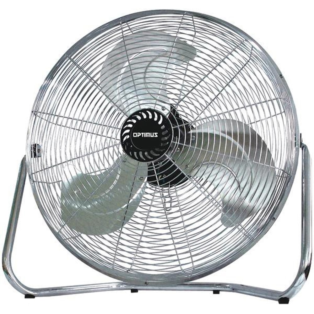 Optimus 18in 2-Speed Industrial-Grade High-Velocity Fan With Painted Grill, 22-3/8in x 22in