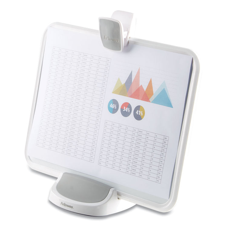 I-Spire Series Document Lift, 100 Sheet Capacity, Abs Plastic/high Impact Polystyrene, White/gray