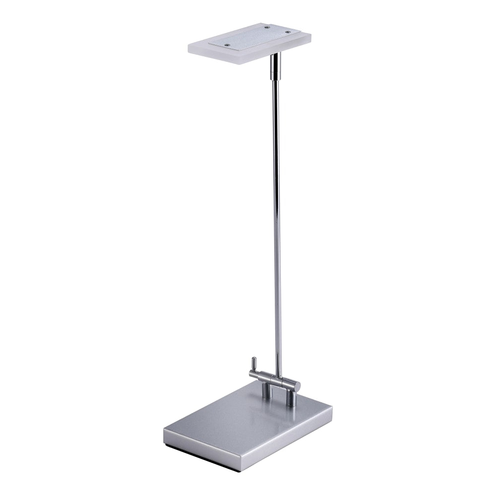 Bostitch Folding LED Desk Light With Swivel Head, 18-3/4inH, Silver