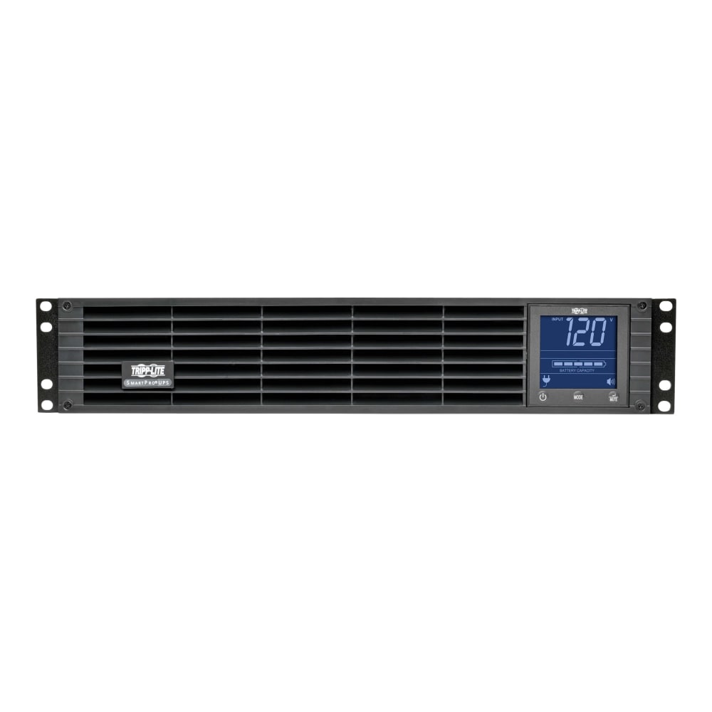 Tripp Lite UPS Smart 1500VA 1000W LCD Pure Sine Wave AVR USB 2URM - UPS (rack-mountable / external) - 15 A - AC 120 V - 1000 Watt - 15000 VA - RS-232, USB - output connectors: 8 - 2U