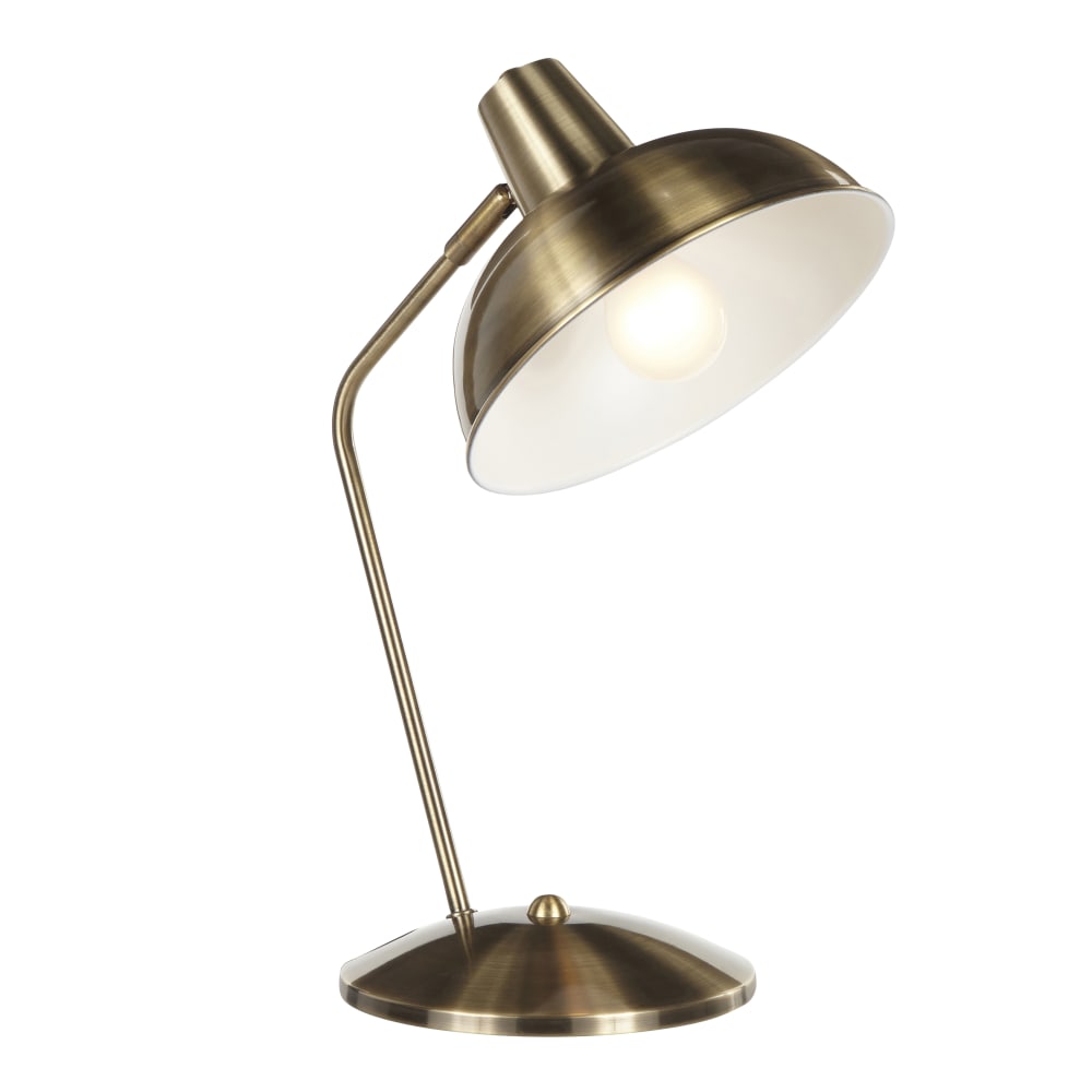 LumiSource Darby Table Lamp, 15-1/2inH, Gold