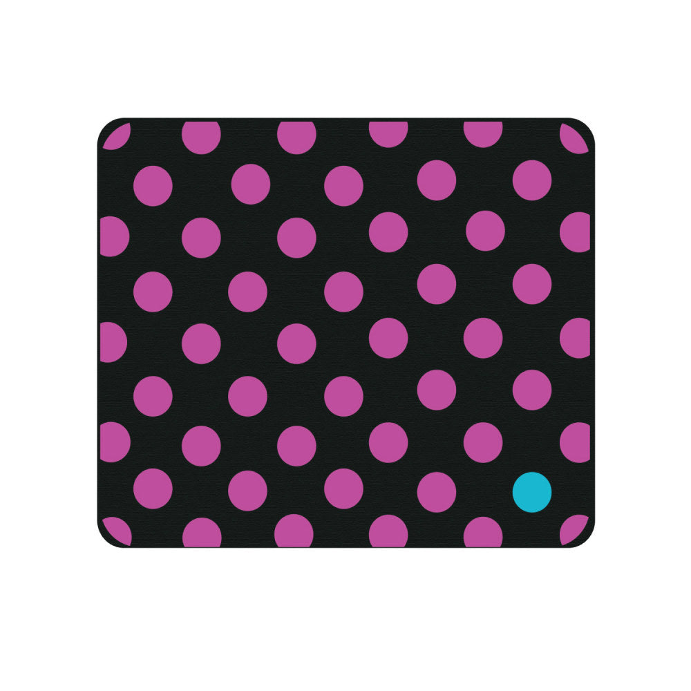 OTM Essentials Mouse Pad, Dotty Gone, 10in x 9.13in, Black, PV1BM-DOT-02