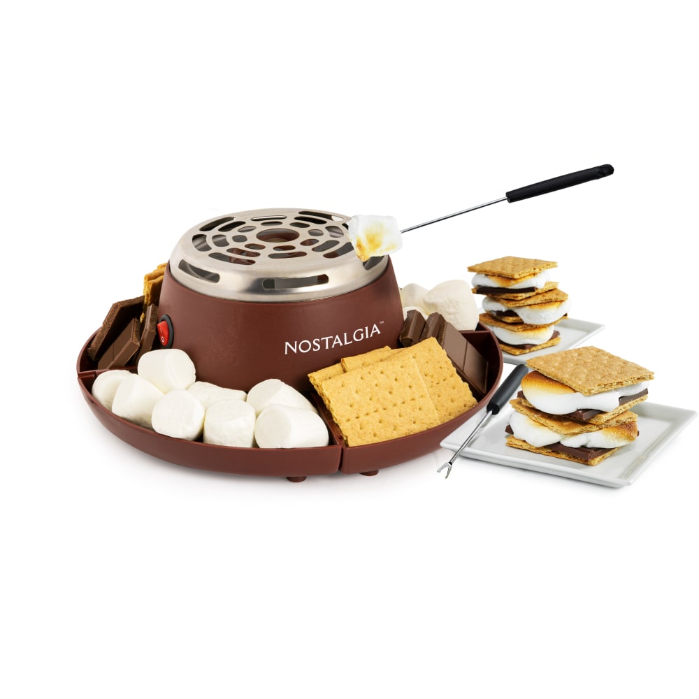 Nostalgia NMSM100BR Smores Maker, 5in x 10-7/8in