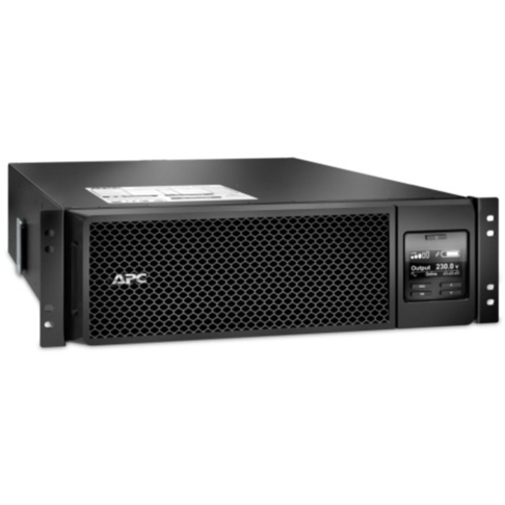 APC by Schneider Electric Smart-UPS SRT 5000VA RM 230V - Rack-mountable - 3 Hour Recharge - 4 Minute Stand-by - 230 V AC Output - Sine Wave - USB - 22 x Battery/Surge Outlet