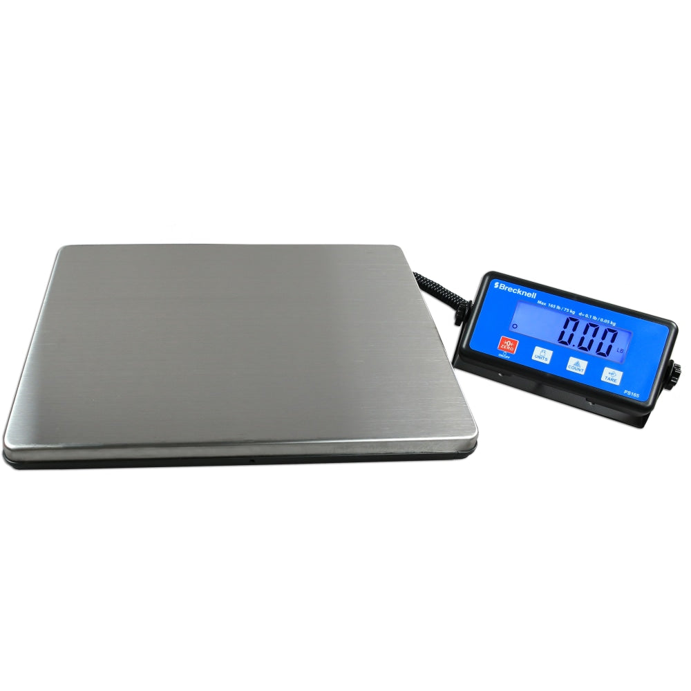 Brecknell PS165 Portable Digital Shipping Scale, 165-Lb/75-Kg Capacity