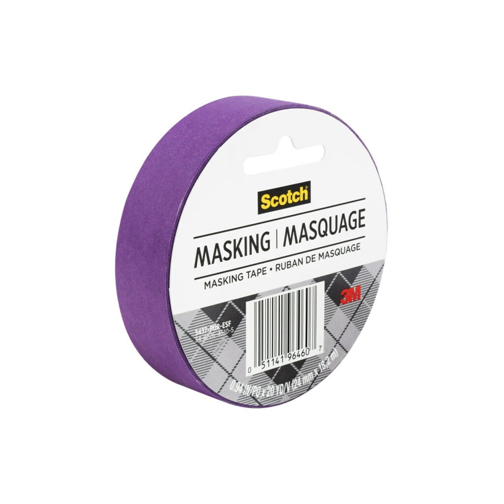 Scotch Expressions Decorative Masking Tape, 1in x 20 Yd., Purple