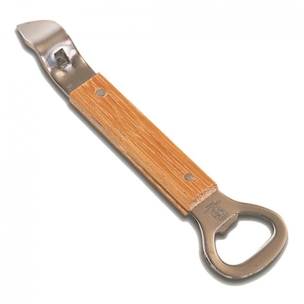 American Metalcraft Stainless Steel Bottle Openers With Hardwood Handles, 4-1/2in, Silver/Brown, Case Of 240 Openers