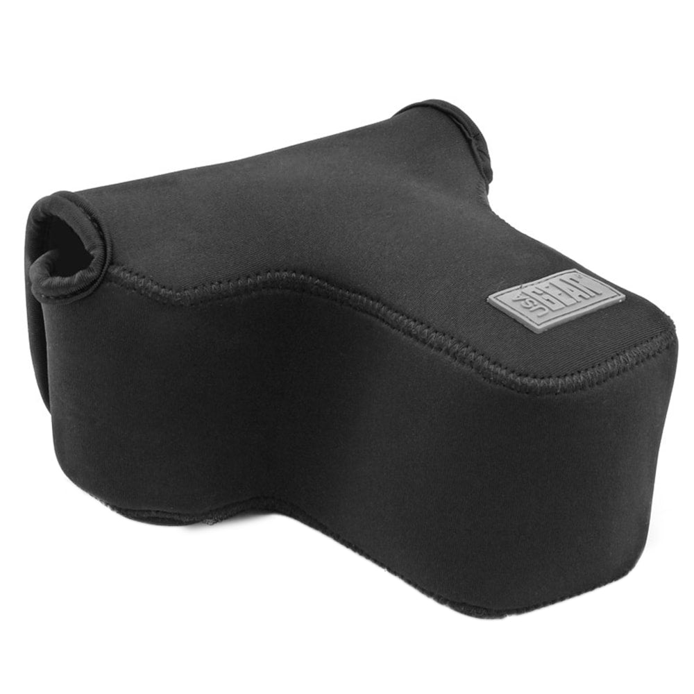 USA Gear FlexARMOR Neoprene Sleeve For Digital SLR Cameras, 6.0inH x 5.75inW x 3.0inD, Black