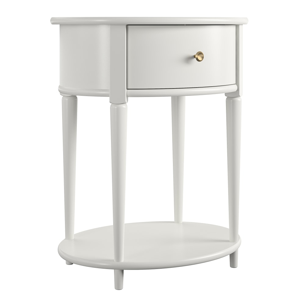 Ameriwood Home Aurora End Table, 26inH x 21-5/8inW x 17-5/8inD, White