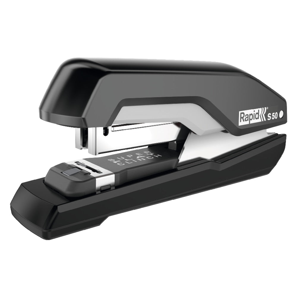Rapid S50 High-Capacity Desk Stapler, Black/Red