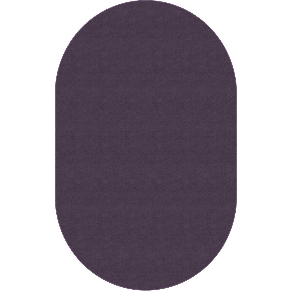 Flagship Carpets Americolors Rug, Oval, 7ft 6in x 12ft, Pretty Purple