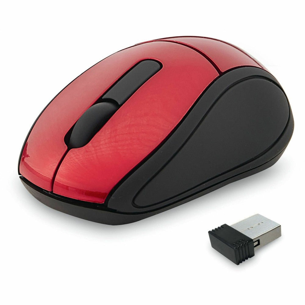 Verbatim Wireless Mini Travel Mouse, Red