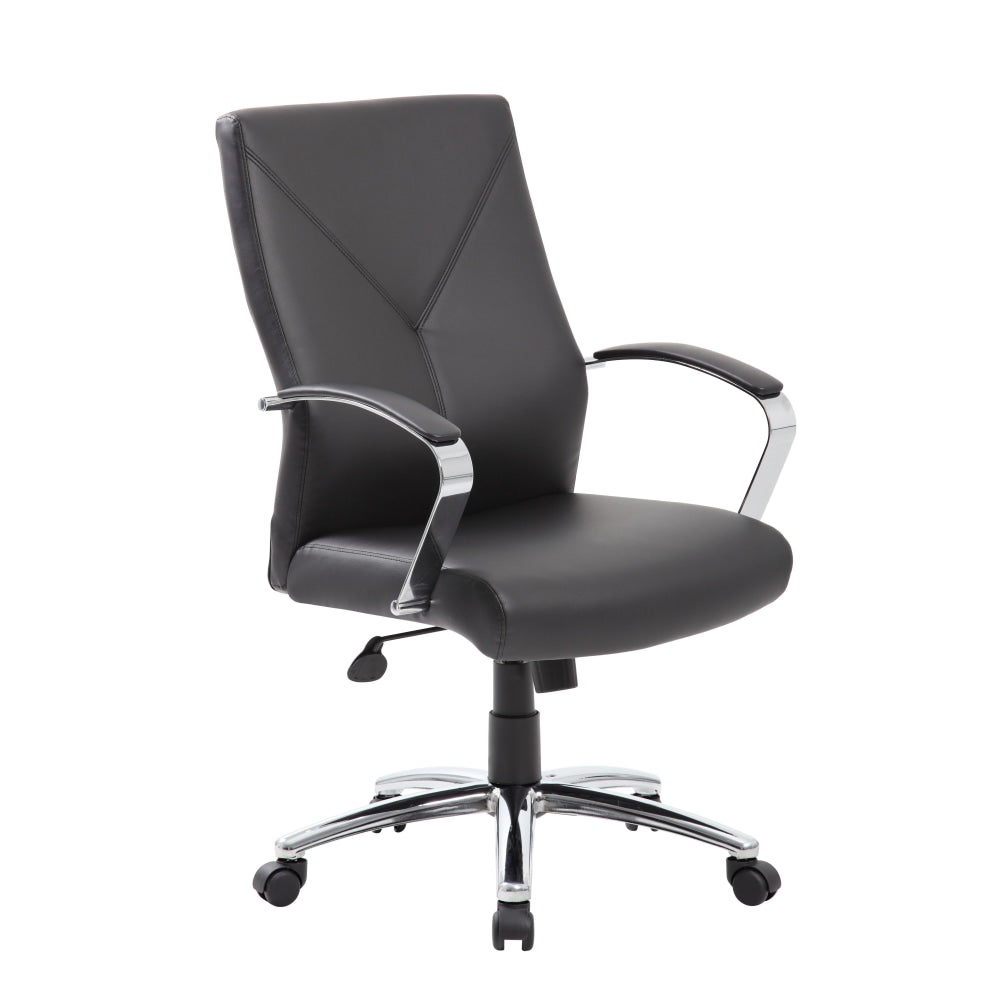 Boss Office Products Ergonomic High-Back Chair, Black
