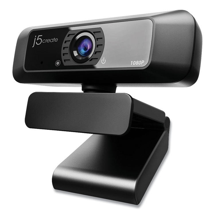 JVCU100 USB HD Webcam, 1920 pixels x 1080 pixels, 2 Mpixels, Black