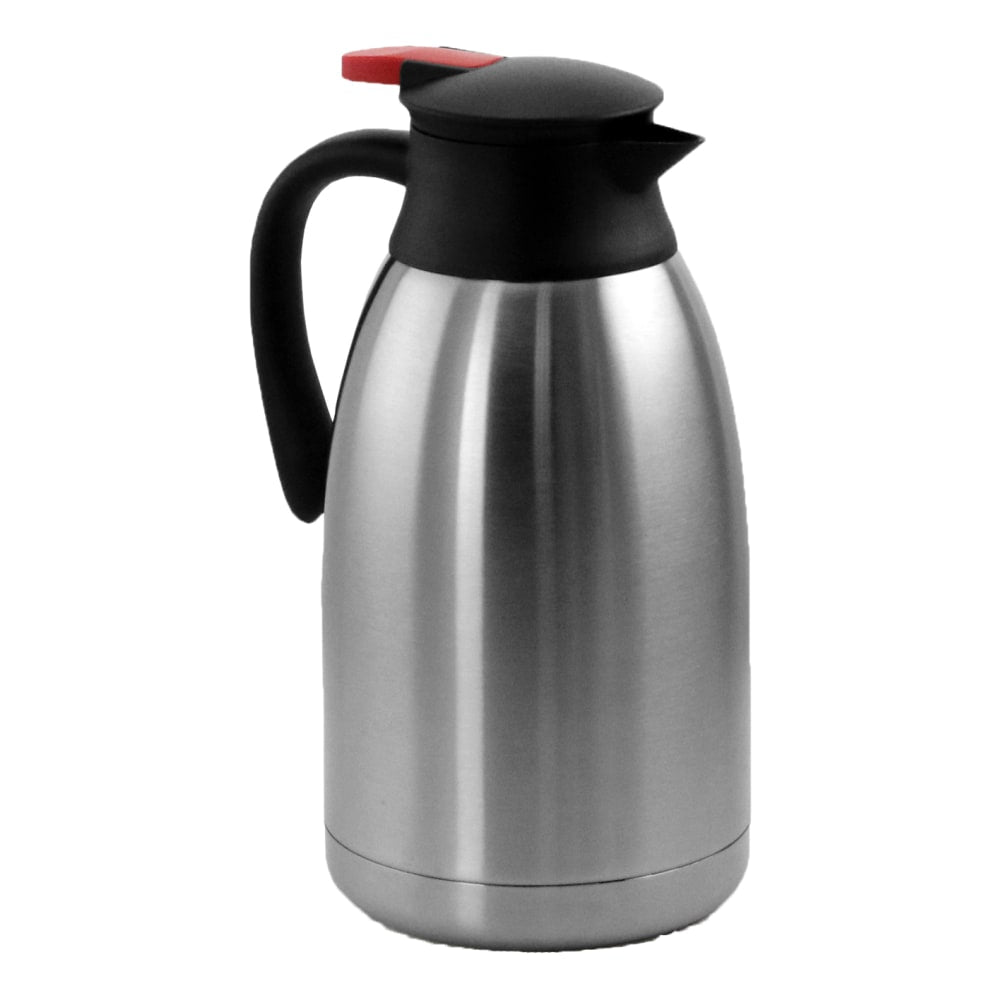 MegaChef 2-Liter Thermal Beverage Carafe, Silver