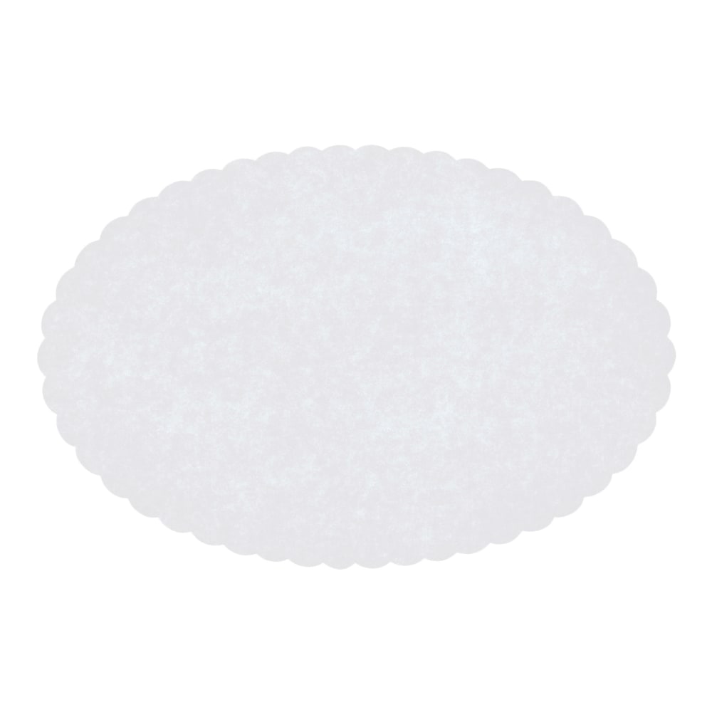 Hoffmaster Oval Wastebasket Liners, 7in x 9-1/2in, White, Pack Of 2,000
