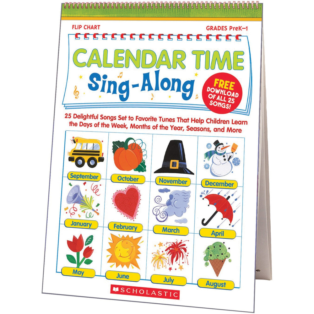 Scholastic Flip Chart/CD - Calendar Time
