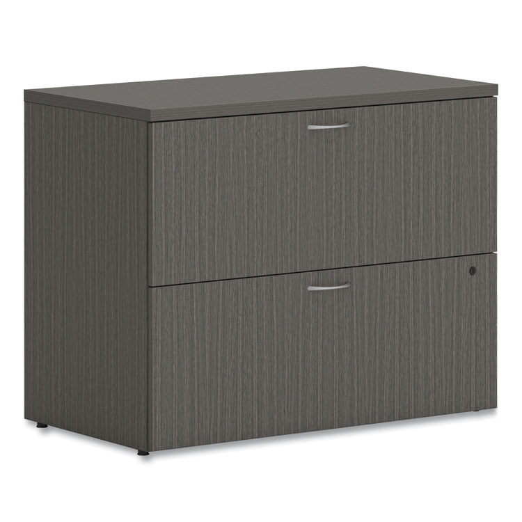 Mod Lateral File, 2 Legal/letter-Size File Drawers, Slate Teak, 36" X 20" X 29"