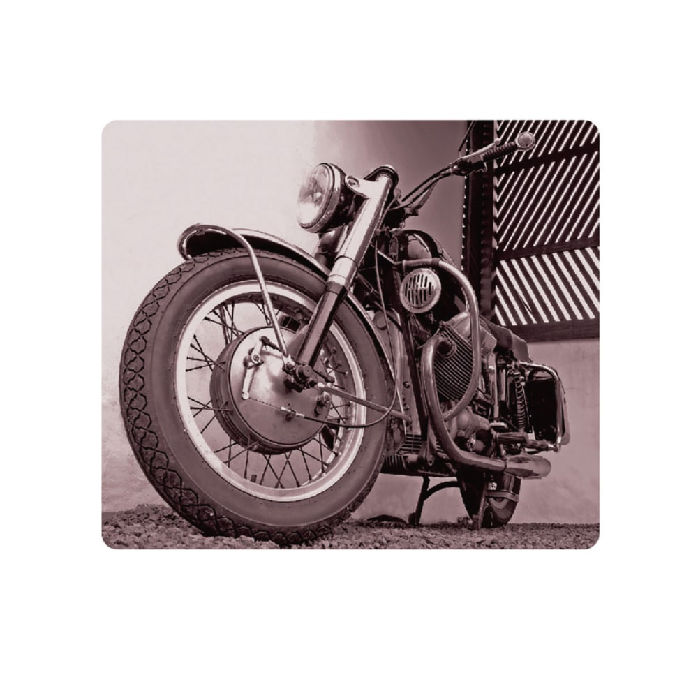OTM Essentials Mouse Pad, Motorcycle, 10in x 9.13in, Black, PV1BM-RGD-03