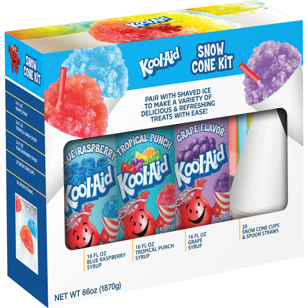 Nostalgia Kool-Aid Snow Cone Syrup Party Kit