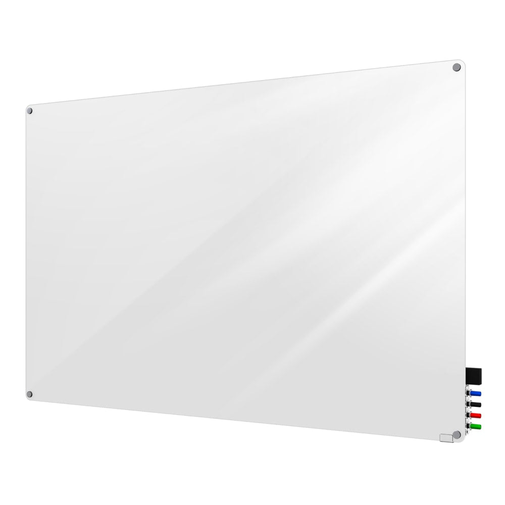Ghent Harmony Magnetic Glass Unframed Dry-Erase Whiteboard, 36in x 48in, White