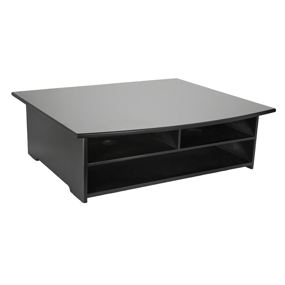 Rolodex Wood Workspace Printer Stand, Black