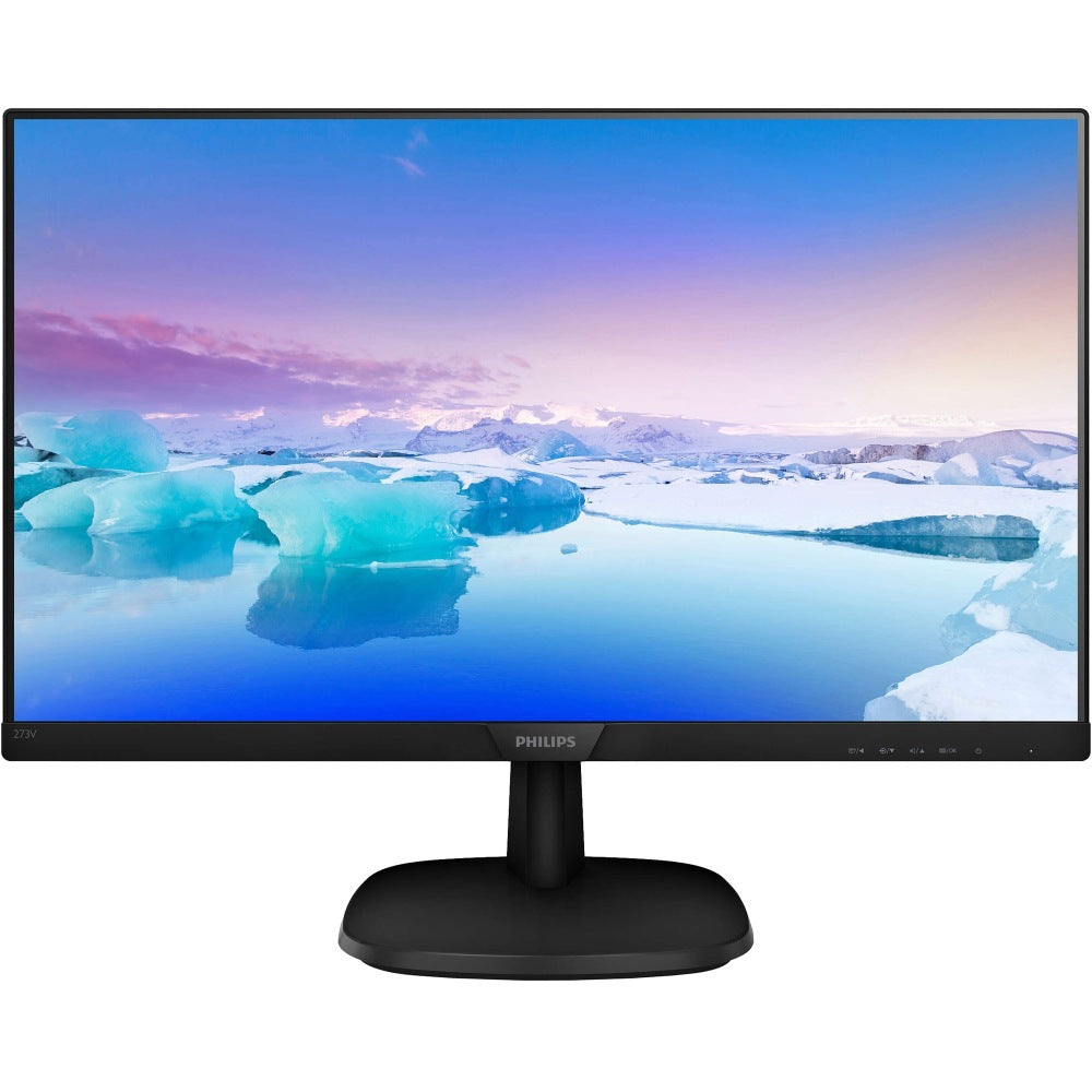 Philips 273V7QJAB 27in Class Full HD LCD Monitor - 16:9 - Textured Black - 27in Viewable - In-plane Switching (IPS) Technology - WLED Backlight - 1920 x 1080 - 16.7 Million Colors - 250 Nit - 5 ms - GTG Refresh Rate - Speakers - HDMI - VGA - DisplayPort