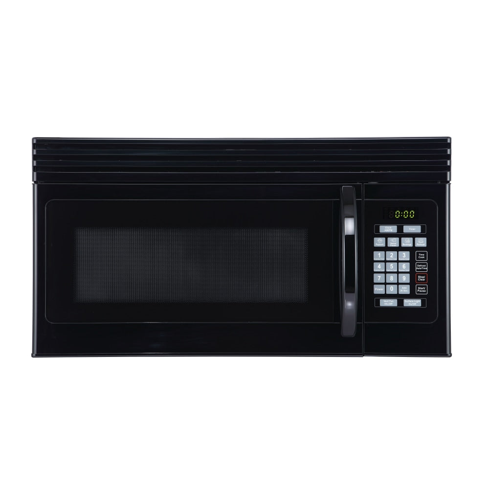 Black+Decker EM044KIN-P 1.6 Cu Ft Over-the-Range Microwave, Black