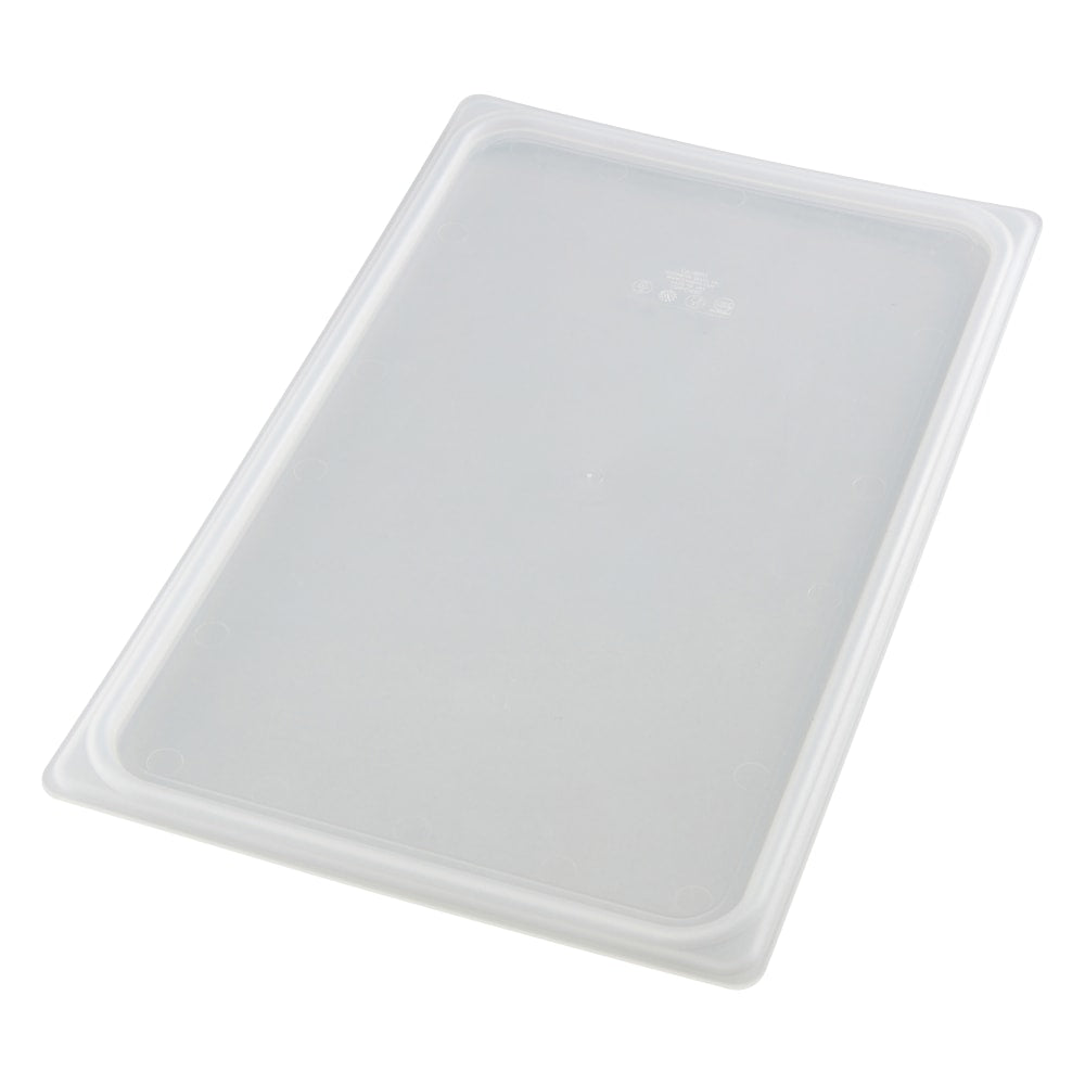 Cambro Translucent GN 1/1 Seal Covers For Food Pans, 3/4inH x 21inW x 12-3/4inD, Pack Of 6 Covers
