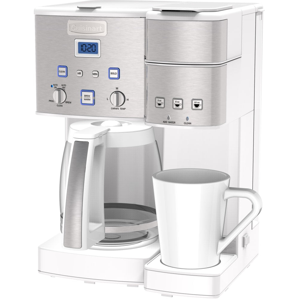 Cuisinart 12-Cup Single Serve Coffee Maker, White