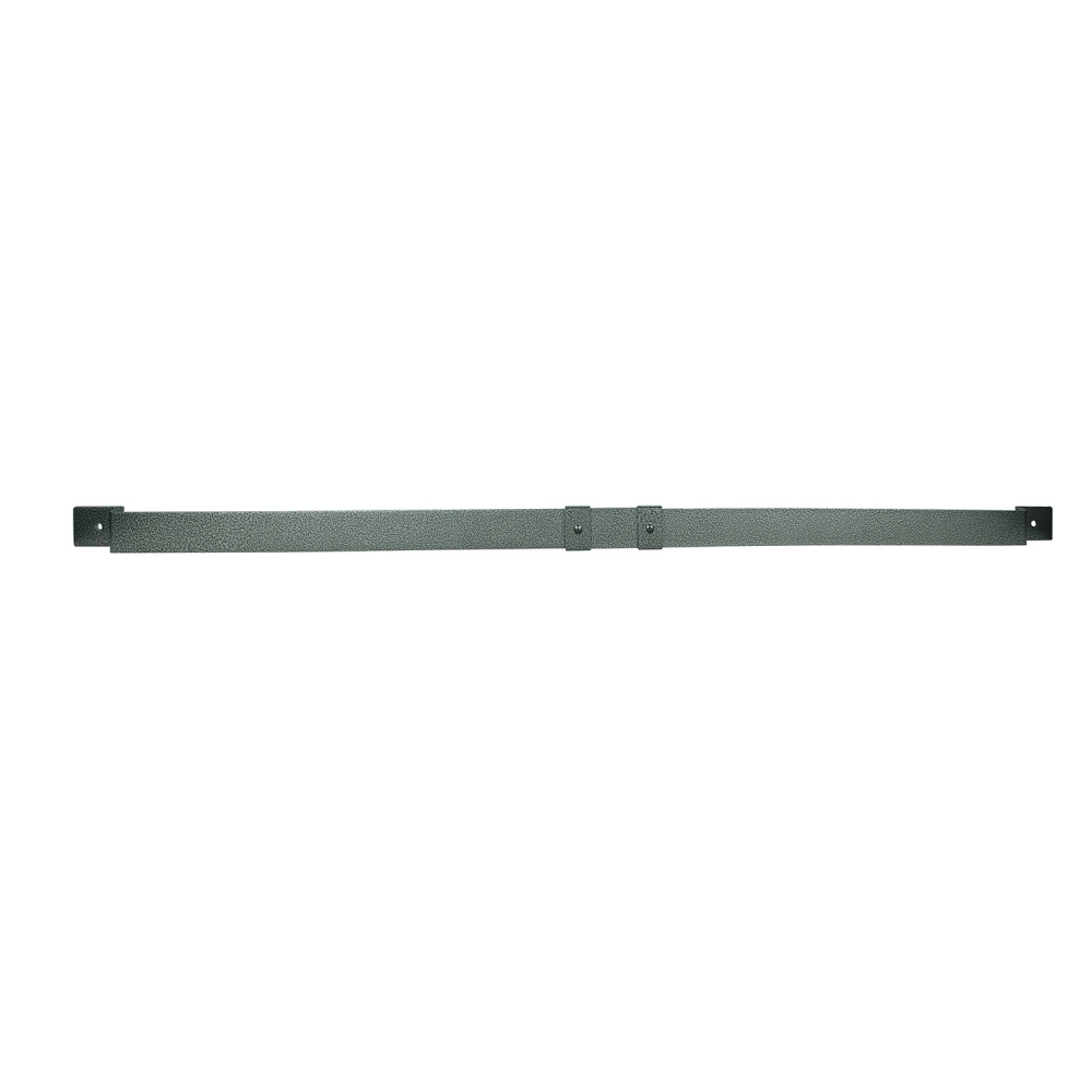 Range Kleen Enameled Expanding Pot Rack Bar, 1-3/8inH x 24-1/8in x 2-1/8inD, Hammered Gray
