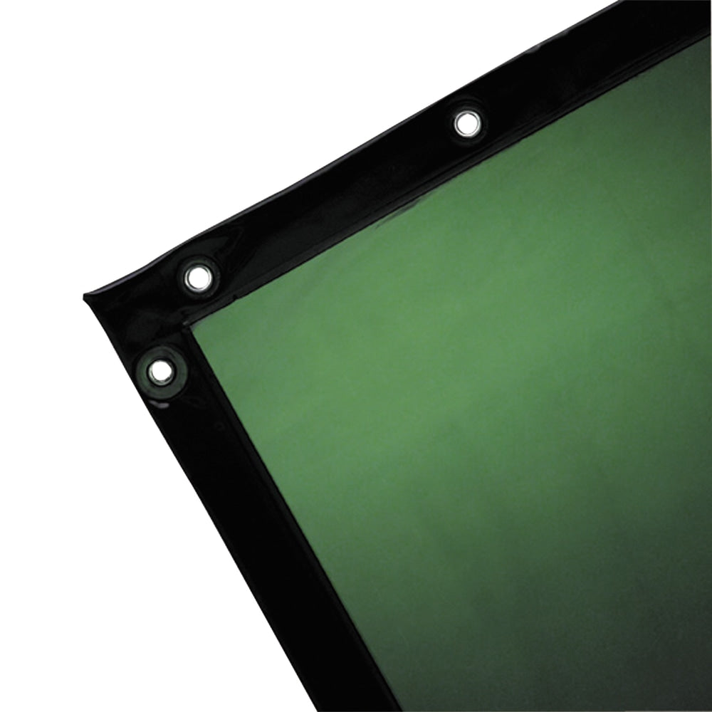 Wilson Industries See-Thru Welding Curtain, 6ft x 8ft, Green
