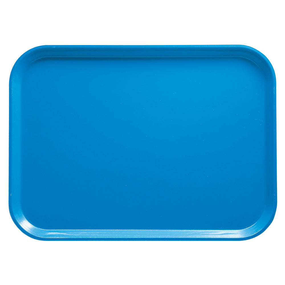 Cambro Camtray Rectangular Serving Trays, 14in x 18in, Horizon Blue, Pack Of 12 Trays
