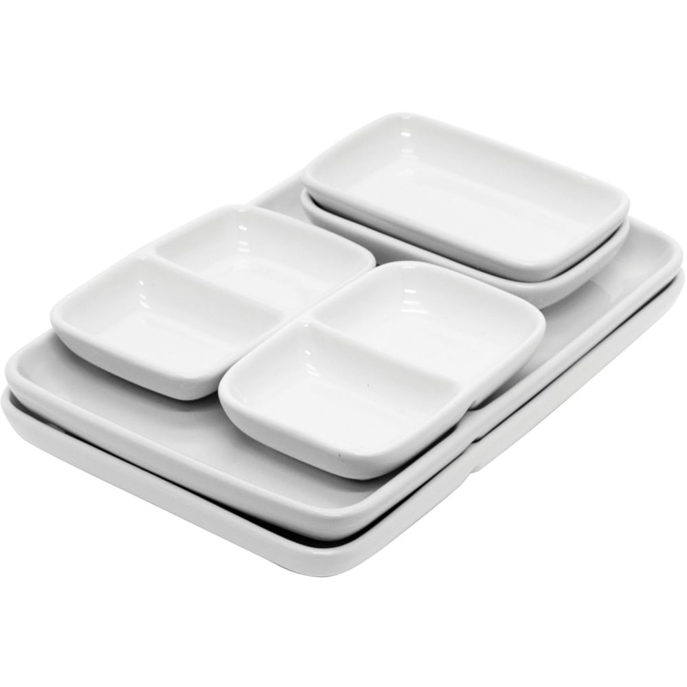 Starfrit Table Ware - Serving, Food - Silver - Ceramic Body - 2 Set