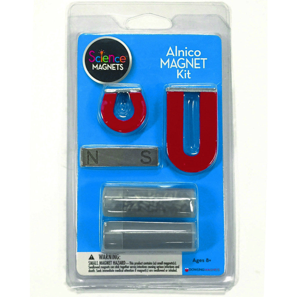 Dowling Magnets Alnico Science Kit, 3inH x 1/4inW x 1/2inD, Grades 3 - 12